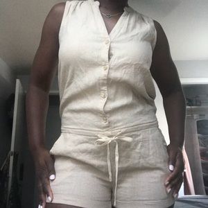 Cream old navy romper